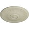 Ekena Millwork Bailey Ceiling Medallion (Fits Canopies up to 4"), Hand-Painted Clear Yellow, 18 1/8"OD x 3/4"P CM19BICYF - alternate 2